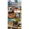 Image 1 : STORAGE JARS, DECORATIVE AND WOODEN POTS, VINTAGE CANS AND MORE