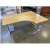 Image 1 : ADJUSTABLE HEIGHT IKEA CORNER DESK