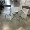 Image 1 : 3PC FOLDING PATIO BISTRO SET