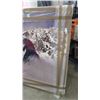 Image 3 : FRAMED SNOWBOARDING PRINT, 52" X 60"
