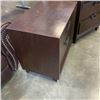 Image 8 : CASANA MODERN DARK FINISH NIGHTSTANDS WITH 2 DRAWERS AND TRAY