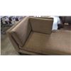 Image 2 : BROWN FABRIC CHAISE, GOOD CLEAN CONDITION