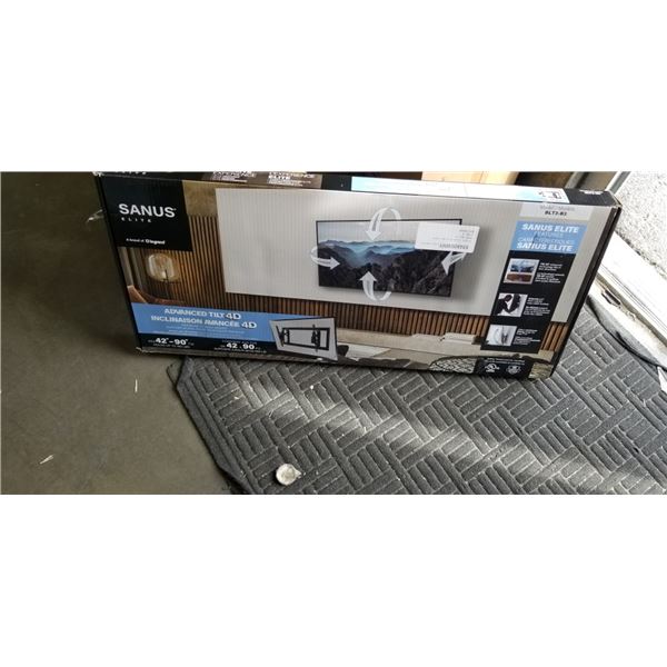 SANUS ADVANCED 42"-90" TILTING TV WALL MOUNT, RETAIL $219