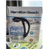 Image 1 : HAMILTON BEACH COMPACT 1L GLASS KETTLE - TESTED WORKING