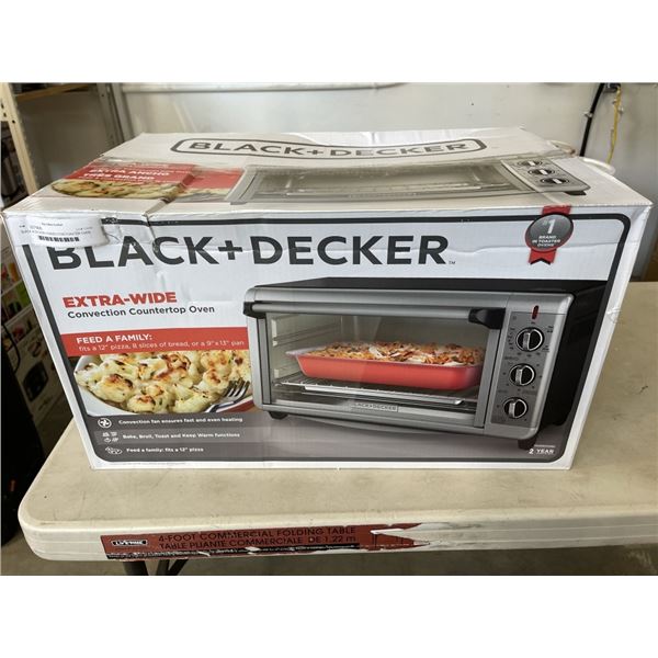 BLACK & DECKER CONVECTION TOASTER OVEN - TESTED WORKING, RETAIL $199