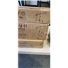 Image 1 : 2 VIVO DUAL MONITOR DESK MOUNTS, SINGLE MONITOR DESK MOUNT, AND KEYBAORD TRAY