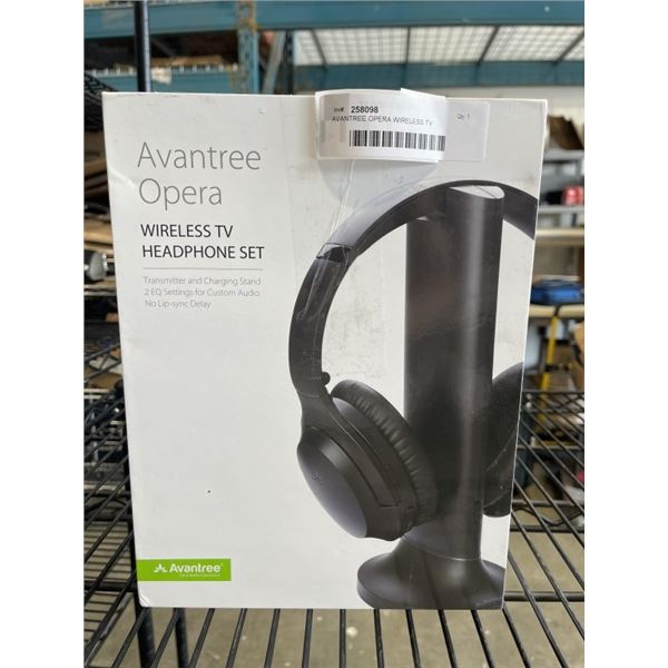 AVANTREE OPERA WIRELESS TV HEADPHONE SET