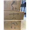 Image 2 : VIVO DUAL MONITOR DESK STAND, LAPTOP DESK MOUNT, AND SINGLE MONITOR ADJSTABLE DESK MOUNT