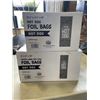 Image 1 : 2 BOXES OF NEW HOT DOG FOIL BAGS 12" AND 9"