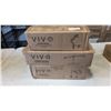 Image 1 : VIVO DUAL MONITOR DESK STAND, LAPTOP DESK MOUNT, AND SINGLE MONITOR ADJSTABLE DESK MOUNT