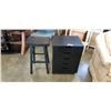 Image 1 : ROLLING 5 DRAWER CABINET WITH STOOL