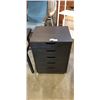 Image 3 : ROLLING 5 DRAWER CABINET WITH STOOL