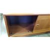 Image 2 : TEAK SLIDING DOOR MEDIA CABINET