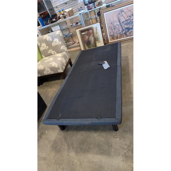 AS NEW TWIN XL ADJUSTABLE PLATFOPR BEDFRAME COMPLETE AND WORKING