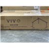 Image 2 : VIVO GRAY 75 X 63 CORNER ELECTRIC SIT TO STAND DESK WITH WHITE LARGE ELECTRIC SINGLE MOTOR FRAME