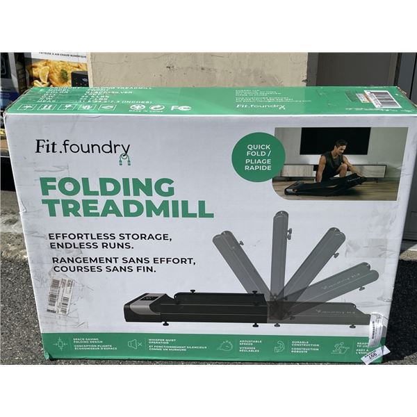 FIT FOUNDRY FOLDING WALKING PAD TREADMILL - TESTED WORKING, RETAIL $329