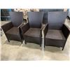 Image 2 : 6 RATTAN PATIO CHAIRS