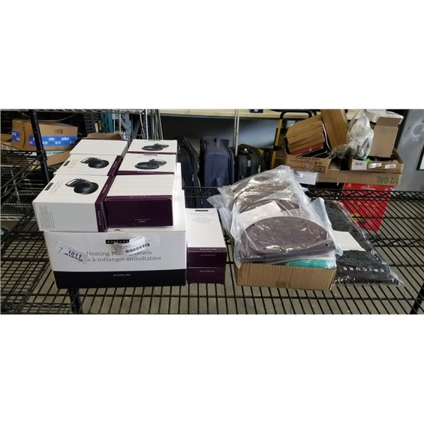 LARGE LOT OF NEW EPICURE COOK AND BAKING SUPPLIES