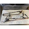 Image 1 : FISHING ROD AND REEL, 2 WALKING STICKJS, CANE AND GRABBER