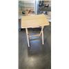 Image 2 : SET OF 4 WOODEN TV TRAYS ON STAND