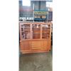 Image 1 : CANADIAN MADE TEAK SERVING CABINET WITH SLIDING DOORS