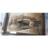 Image 2 : NEW FRAMED AND MATTED ELEPHANT PRINT, 36"W X 45"