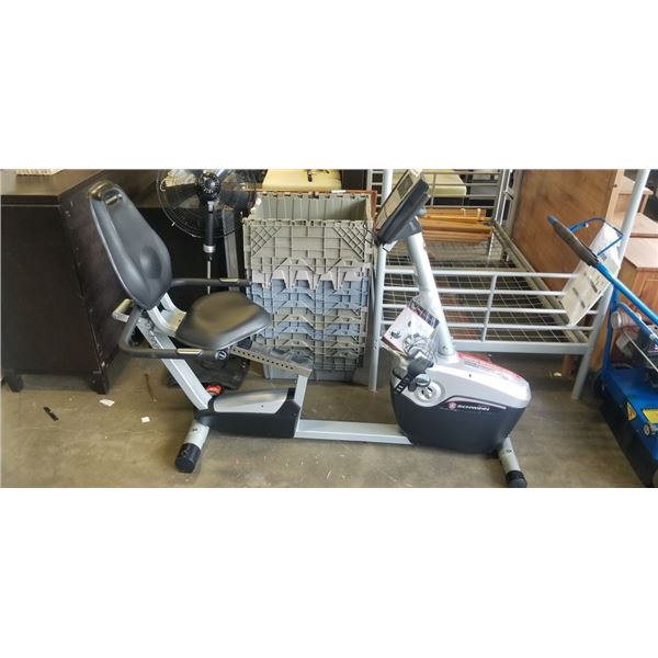 SCHWINN 230 RECUMBANT EXCERCISE BIKE