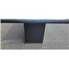 Image 4 : NEW RATANA 72 X 40 BLACK CASA MADRID PATIO TABLE WITH TEMPERED GLASS TOP, 2 BOX LOT