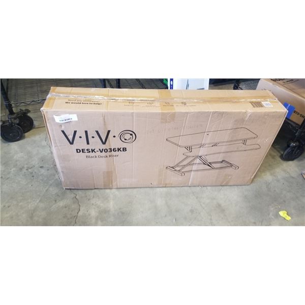 VIVO BLACK DESK RISER