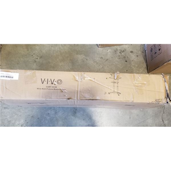 VIVO WHITE MULTI PURPOSE MOBILE PODIUM