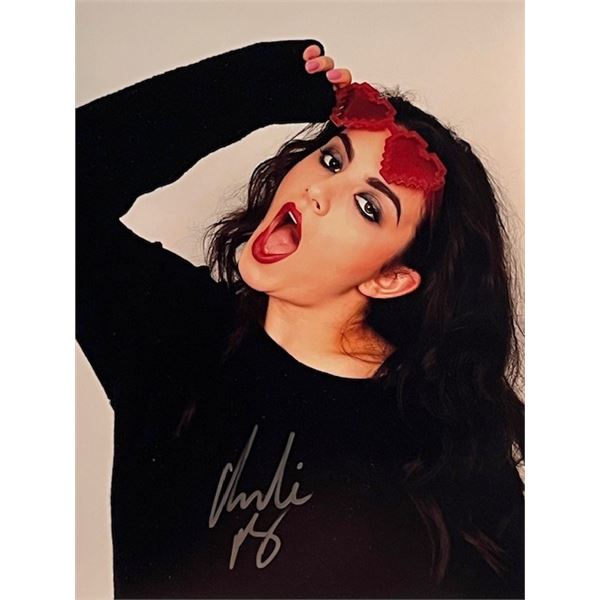 Charli XCX signed photo