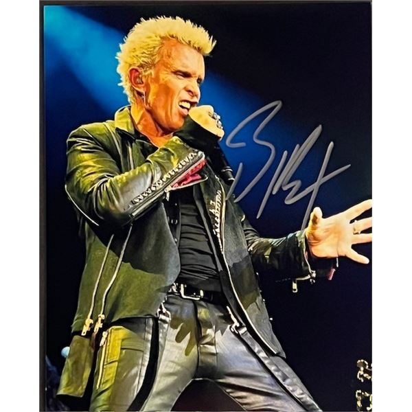 Billy Idol signed photo