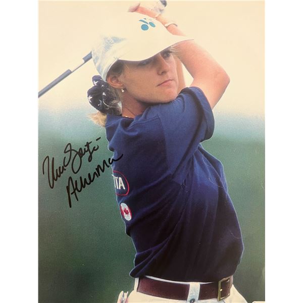 NCAA golfing champion Vicki Goetze signed photo
