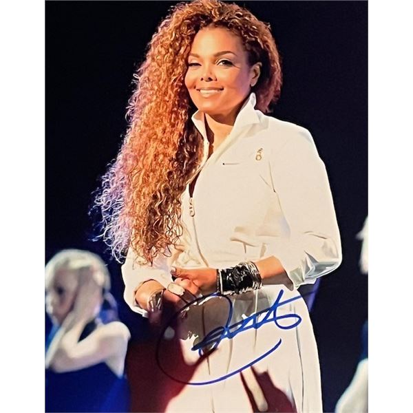Janet Jackson signed photo