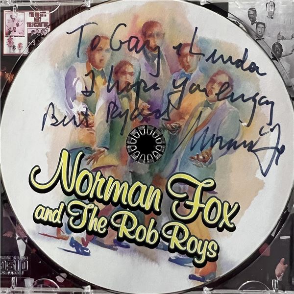 Norman Fox & The Rob Roys Classic Collectables signed CD