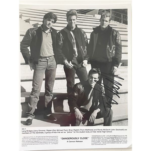 Dangerously Close John Stockwell signed photo