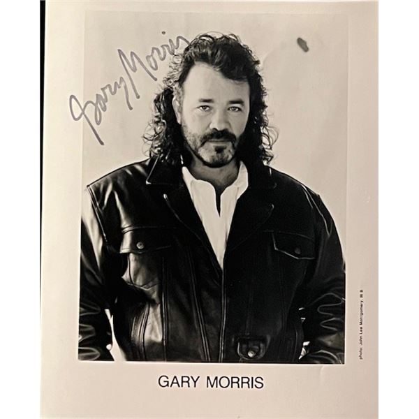Country Pop Singer Gary Morris Signed Photo