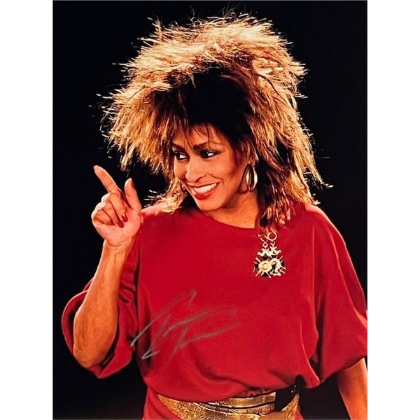 Tina Turner signed photo