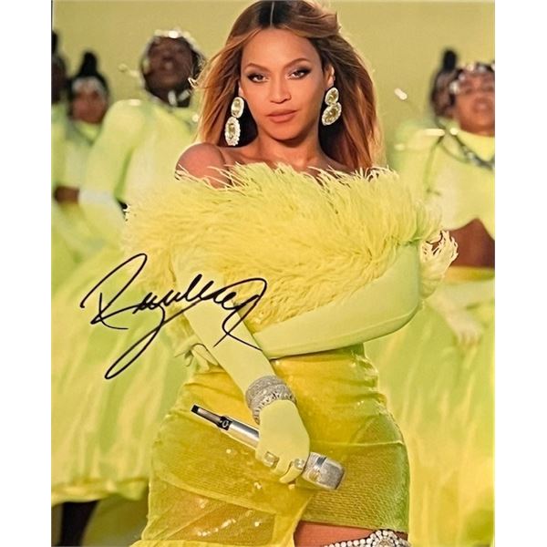 Beyonce signed 2022 Grammy Awards photo