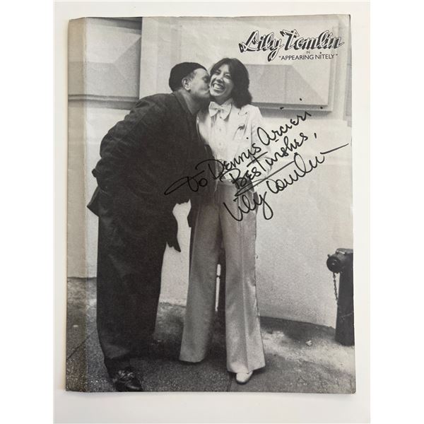 Laugh ins Lily Tomlin signed photo