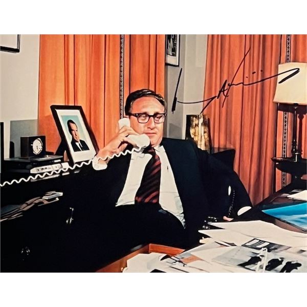 Secretary of State Henry Kissinger signed photo
