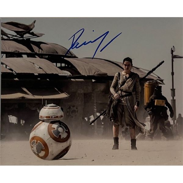 Star Wars Daisy Ridley Signed Photo