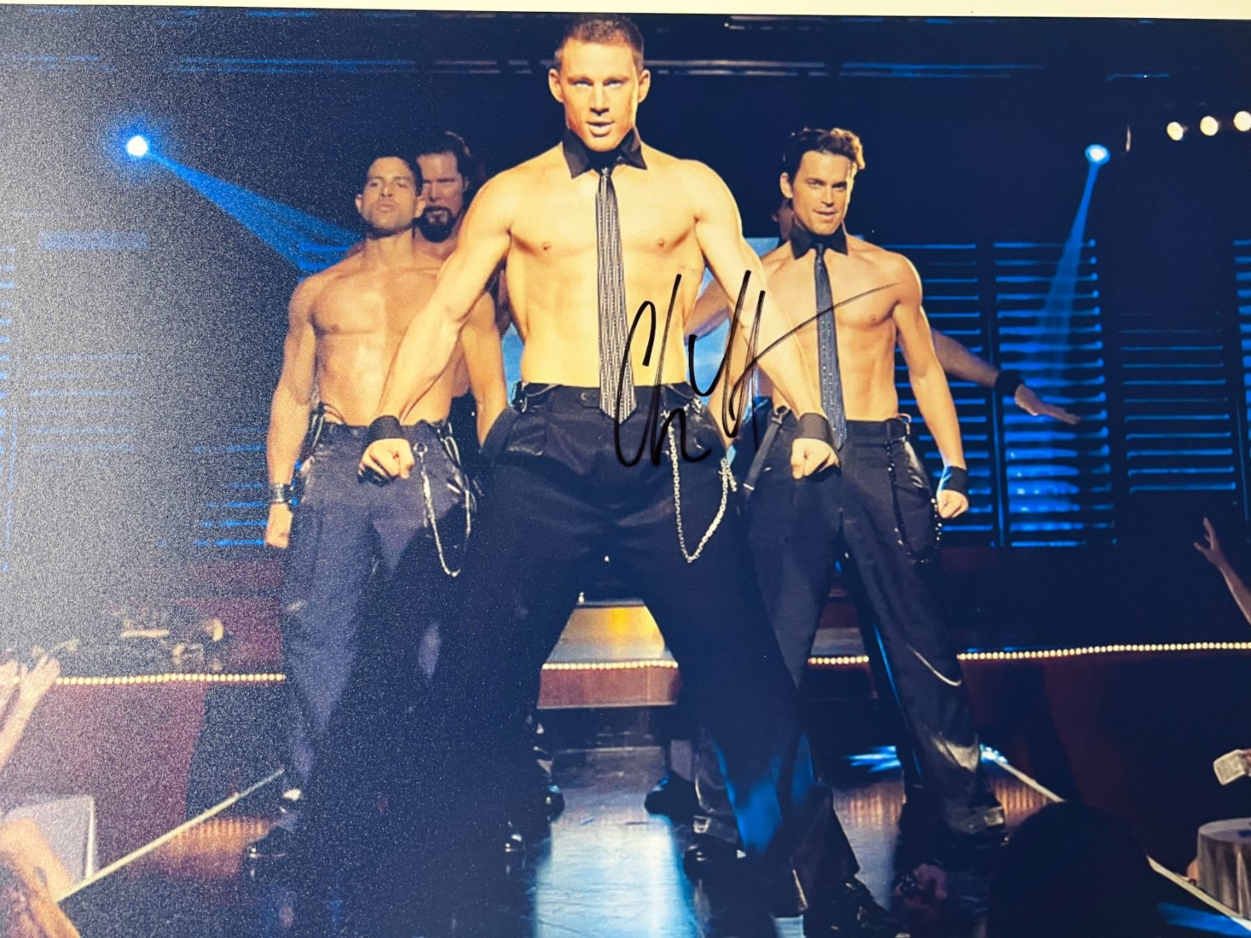 Magic Mike Channing Tatum signed movie photo