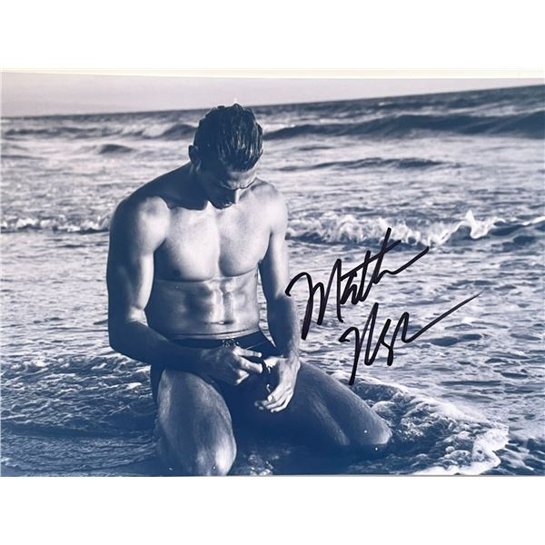 Model Matthew Noszka signed photo