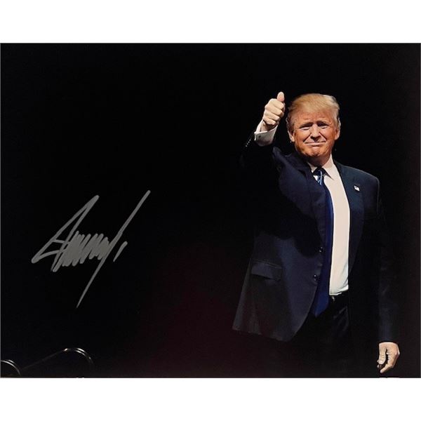 President Donald Trump Signed Photo
