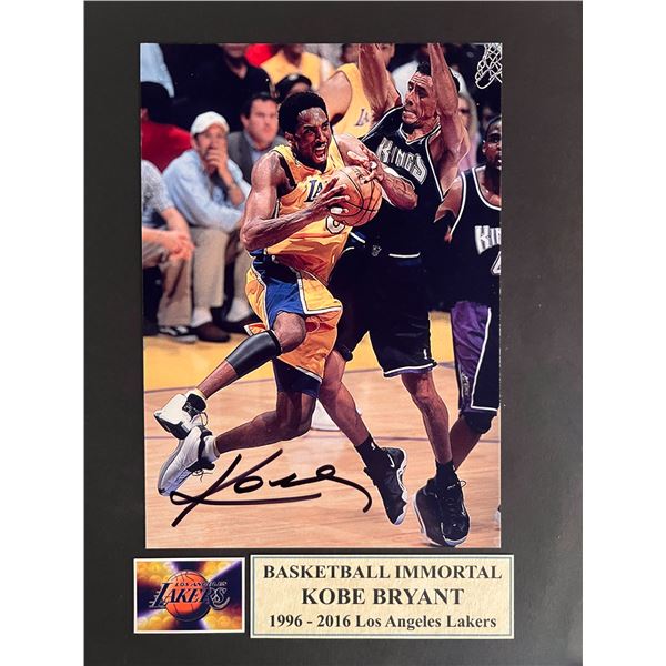 Kobe Bryant signed photo