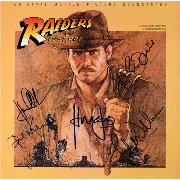 Indiana Jones and the Temple of Doom signed soundtrack