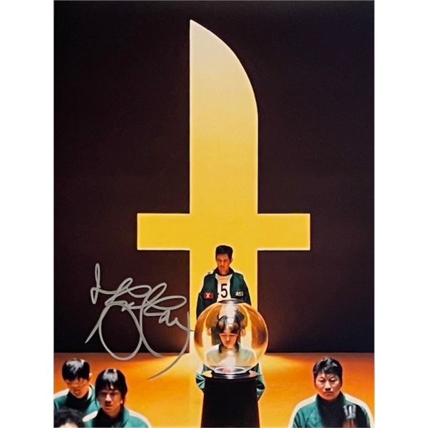 Squid Games Lee Jung-jae signed photo