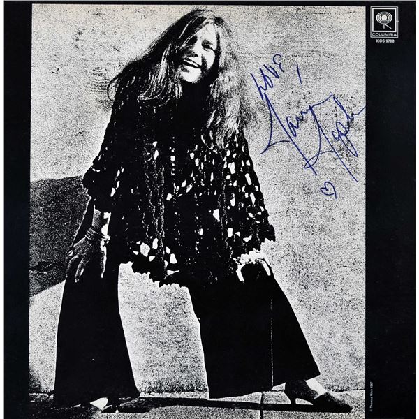 Janis Joplin signed Cheap Thrills album