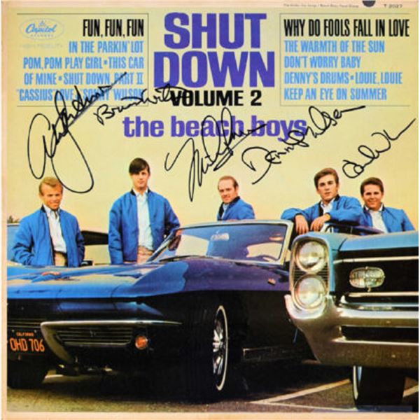 The Beach Boys Shut Down Volume 2 signed Album